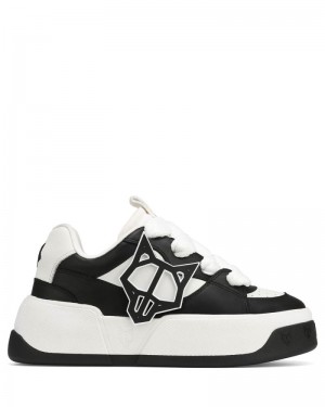 Black Naked Wolfe City Women's Sneakers | DUBLIN 7128590UB