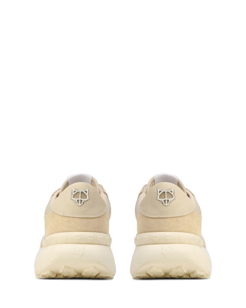 Beige Naked Wolfe Drought Men's Sneakers | IRELAND 0391568VN