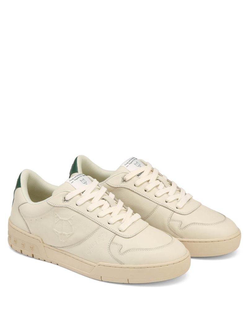 Beige Naked Wolfe Type-R Leather Combo Men's Sneakers | DUBLIN 1694250KD