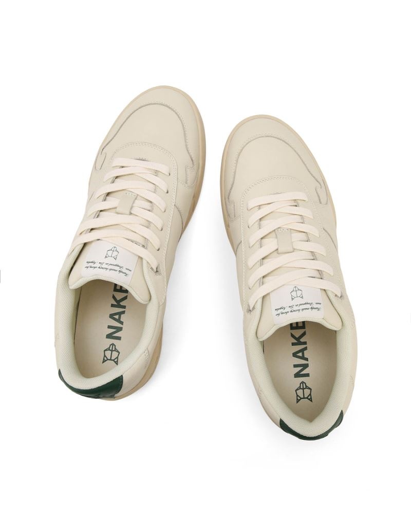 Beige Naked Wolfe Type-R Leather Combo Men's Sneakers | DUBLIN 1694250KD