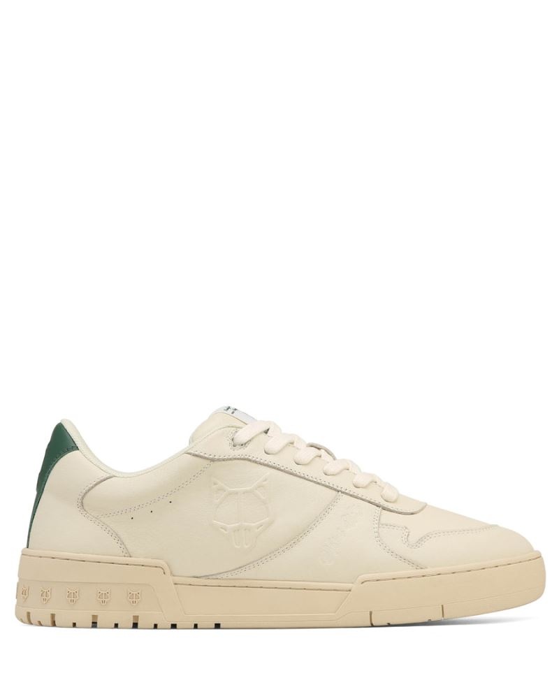 Beige Naked Wolfe Type-R Leather Combo Men\'s Sneakers | DUBLIN 1694250KD