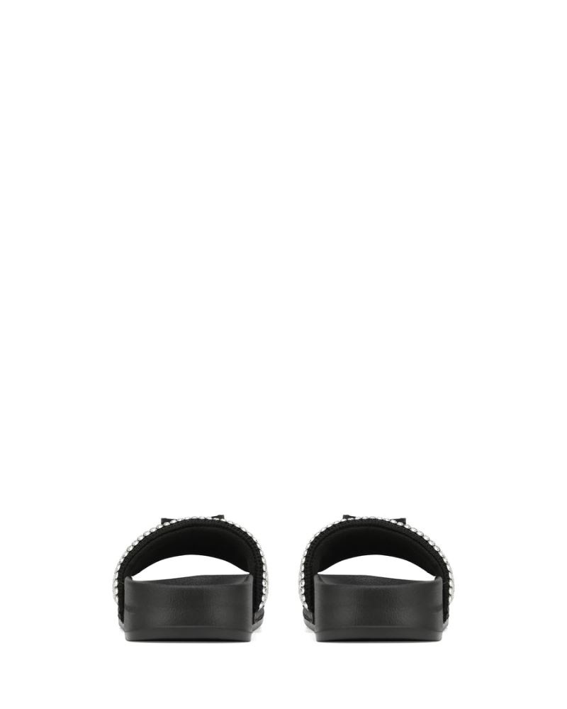 Black Naked Wolfe Coast Diamonds Women's Slides | IRELAND 6532409MG
