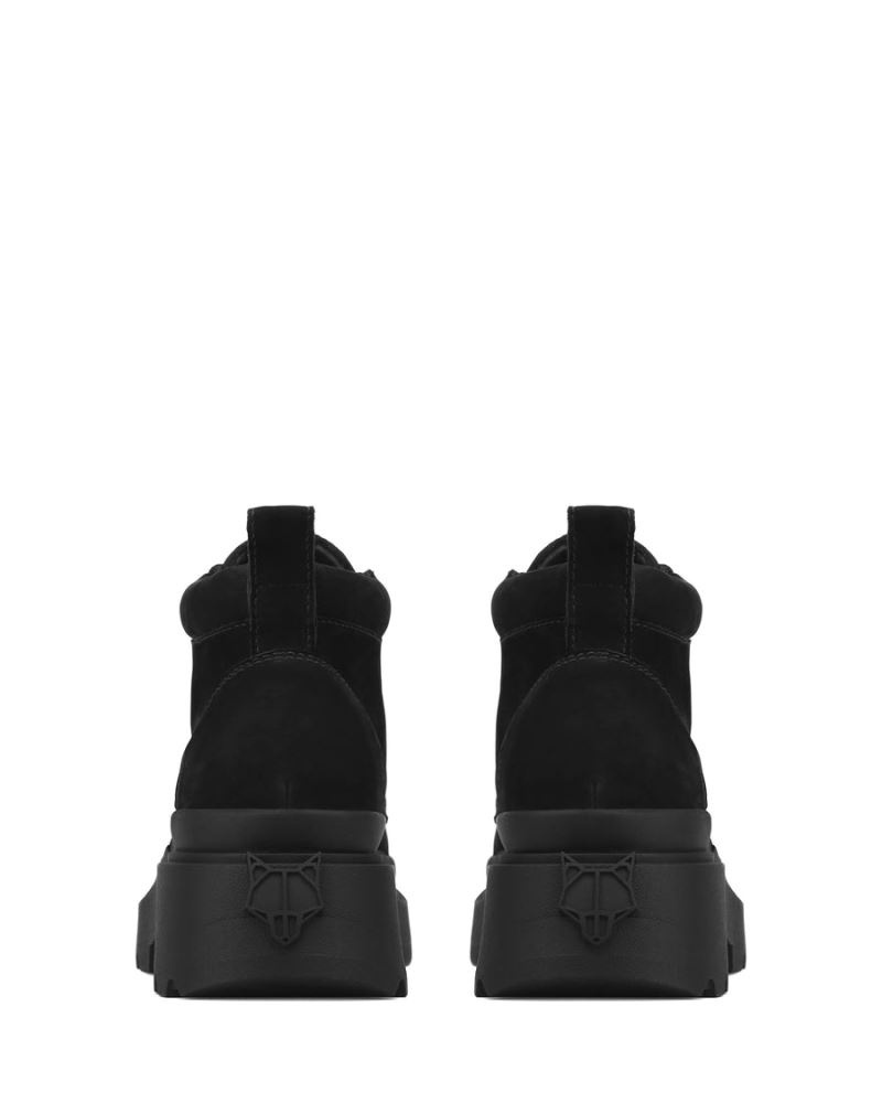 Black Naked Wolfe Drown Nubuck Men's Boots | IRELAND 1504369RP