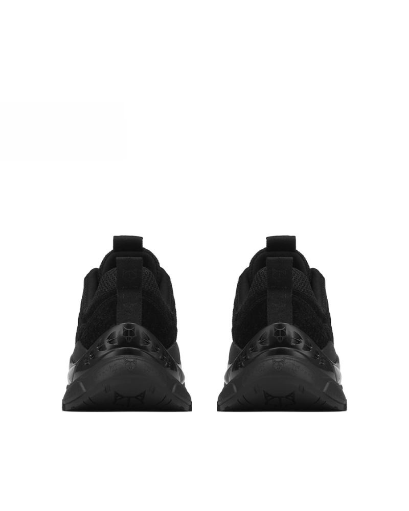 Black Naked Wolfe Super Double Suede Women's Sneakers | DUBLIN 3648529SR