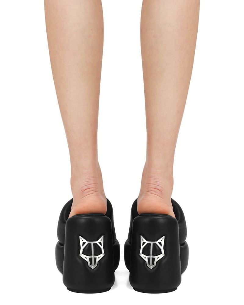 Black Naked Wolfe Wow Women's Platform Sandals | DUBLIN 0895273GJ