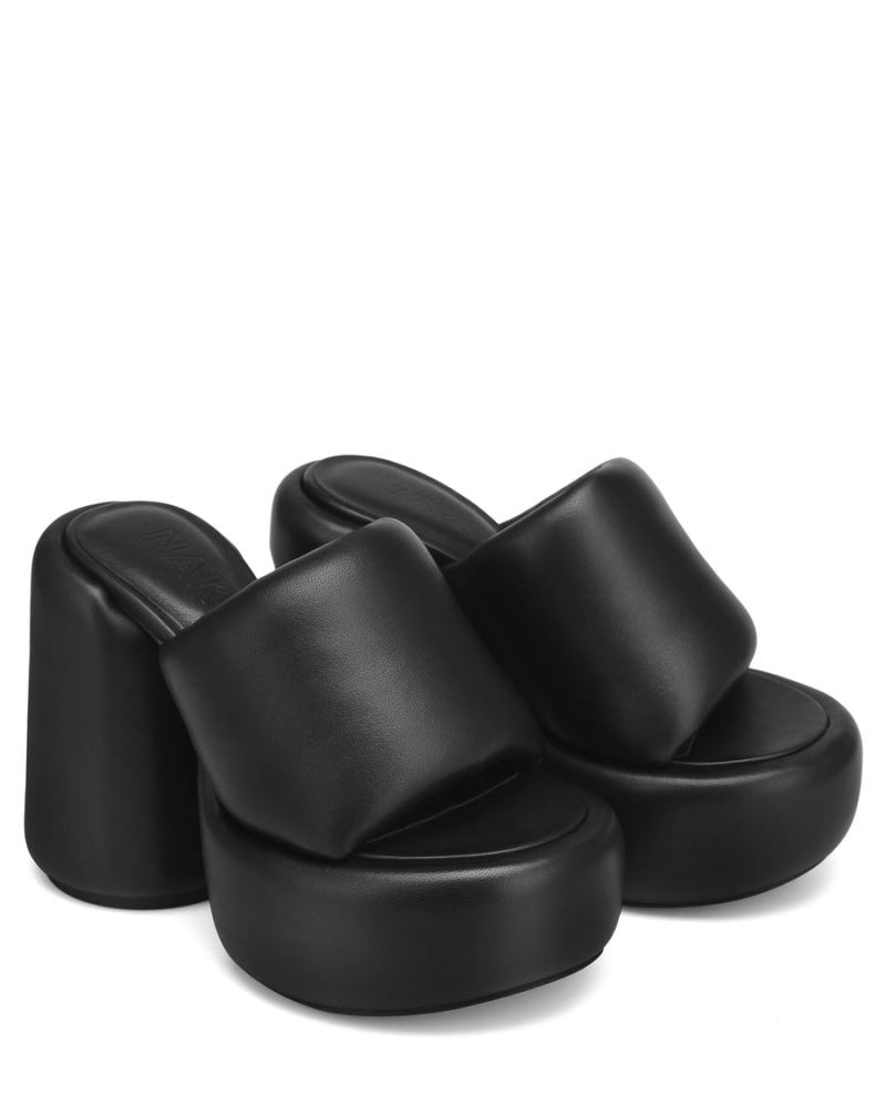 Black Naked Wolfe Wow Women's Platform Sandals | DUBLIN 0895273GJ