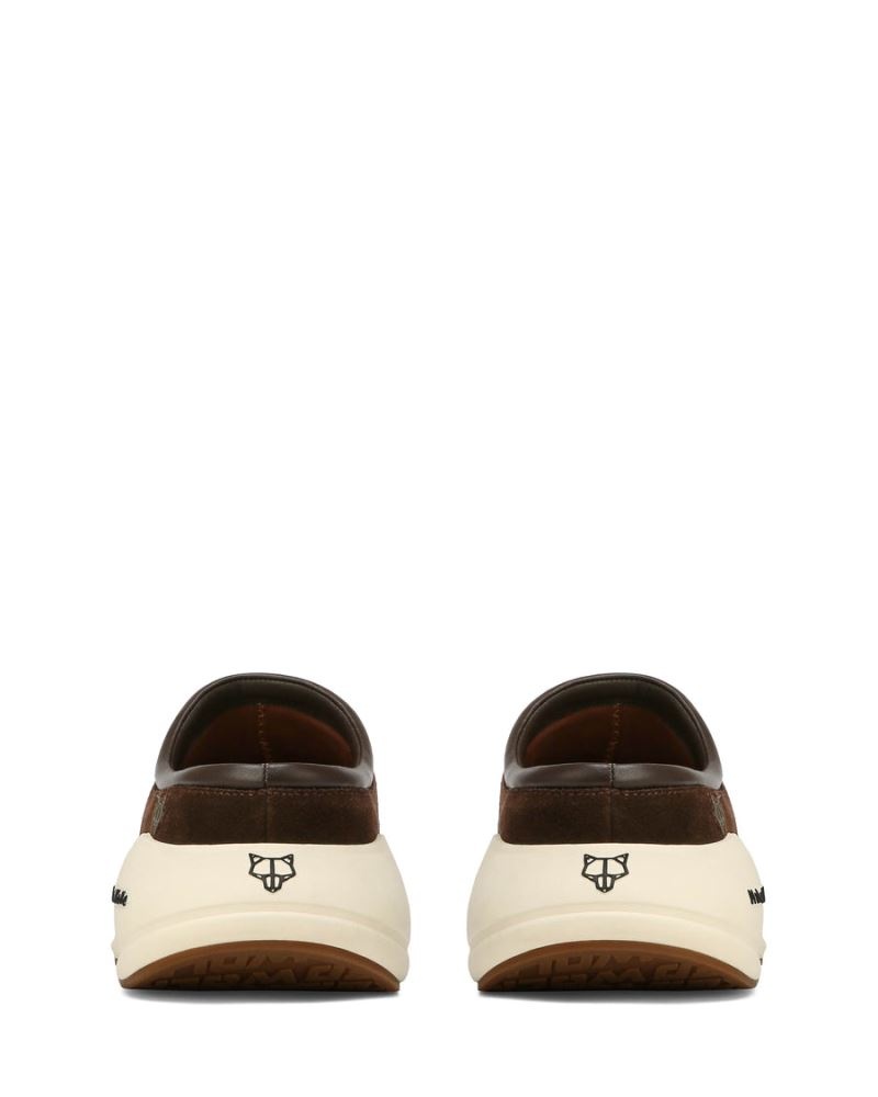 Chocolate Naked Wolfe Dawn Suede Combo Men's Slippers | DUBLIN 7295406DK