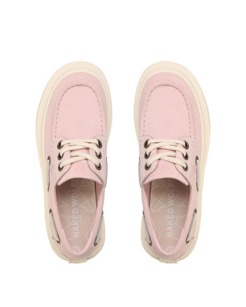 Pink Naked Wolfe Dock Men's Loafers | IRELAND 9485763LR