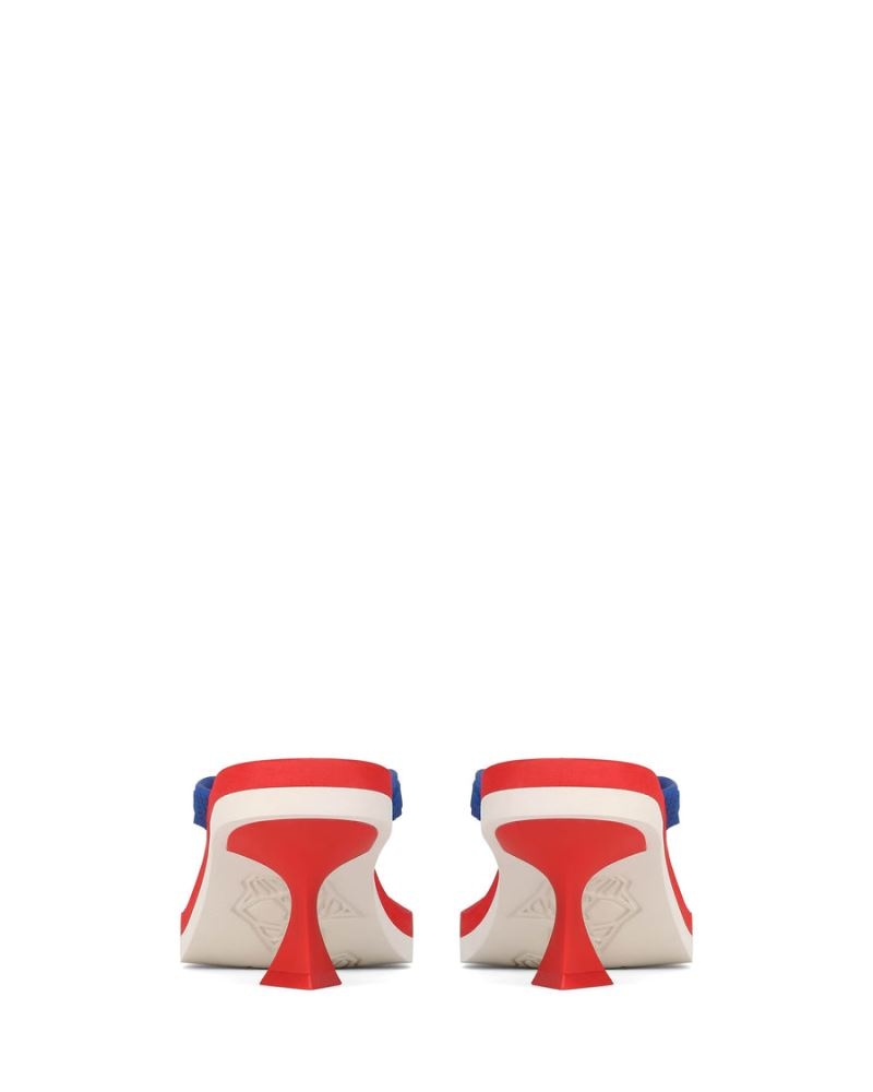 Red / Blue Naked Wolfe Foxy USA Women's Heels | DUBLIN 4237581MJ