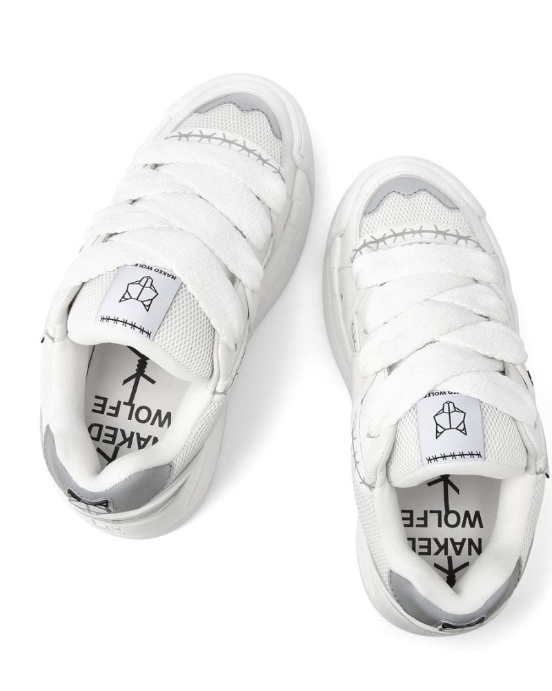 White Naked Wolfe Slider Women's Sneakers | DUBLIN 8619250HN