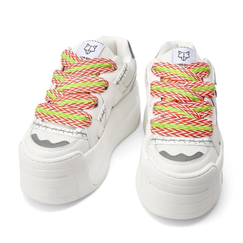 White Naked Wolfe Slider Women's Sneakers | DUBLIN 8619250HN