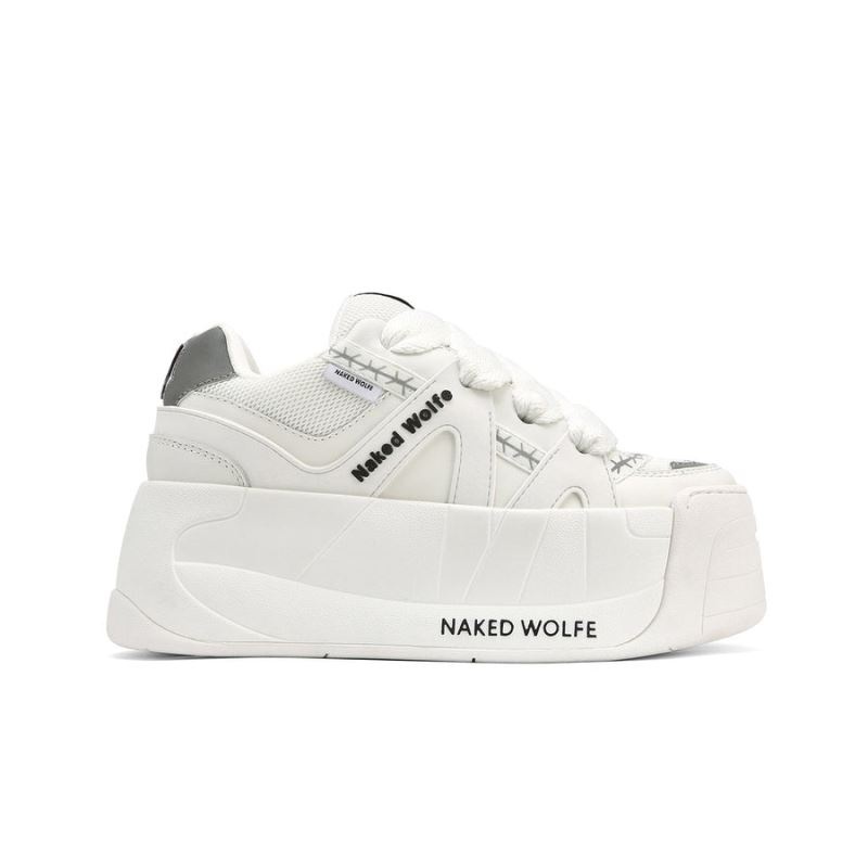 White Naked Wolfe Slider Women's Sneakers | DUBLIN 8619250HN