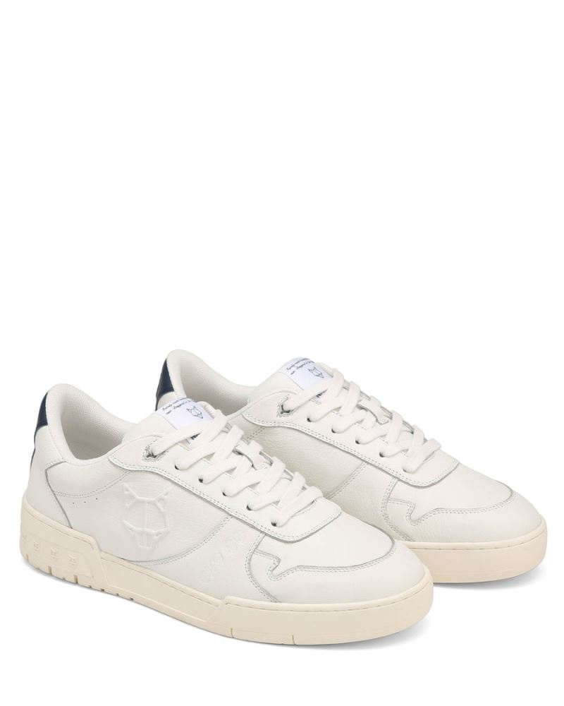 White Naked Wolfe Type-R Leather Combo Men's Sneakers | IRELAND 9713256WS