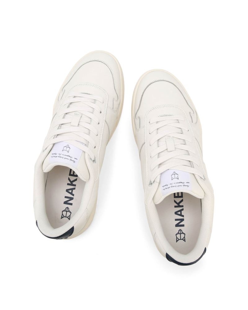 White Naked Wolfe Type-R Leather Combo Men's Sneakers | IRELAND 9713256WS