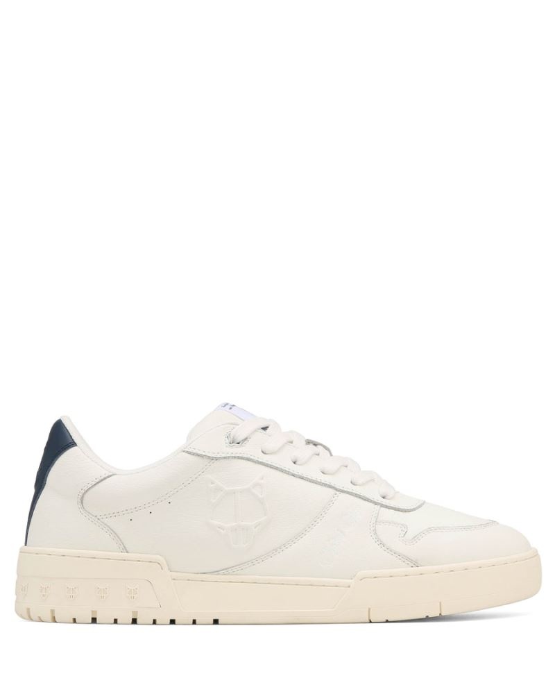 White Naked Wolfe Type-R Leather Combo Men\'s Sneakers | IRELAND 9713256WS