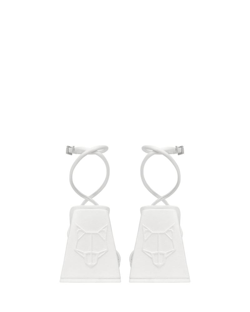 White Naked Wolfe Vergie Leather Women's Heels | IRELAND 1928437BW