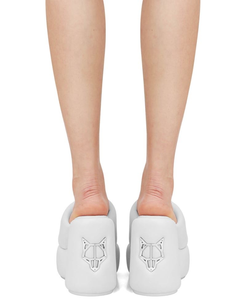 White Naked Wolfe Wow Women's Platform Sandals | IRELAND 3594071LT