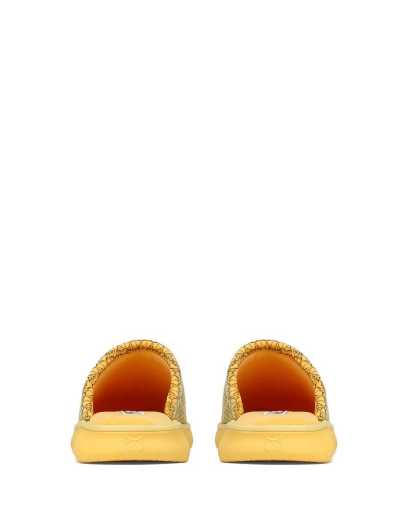 Yellow Naked Wolfe Ohio Men's Slippers | IRELAND 0651432JQ