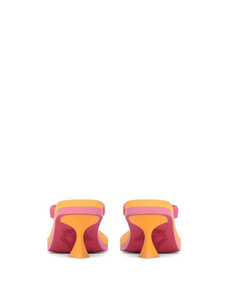 Yellow / Pink Naked Wolfe Foxy Watermelon Women's Heels | IRELAND 5314086HQ